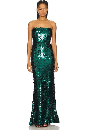 Bronx and Banco ABENDKLEID FARAH STRAPLESS in Teal, Dark Green. Size M, S, XS.