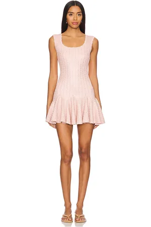 LOVESHACKFANCY KLEID MARYANNE in . Size M, XL.