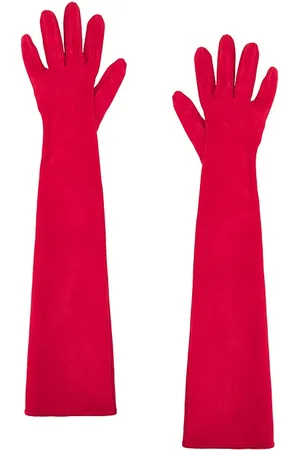 Manokhi LANGE HANDSCHUHE AUS VELOURSLEDER in . Size 7, 7.5, 8.