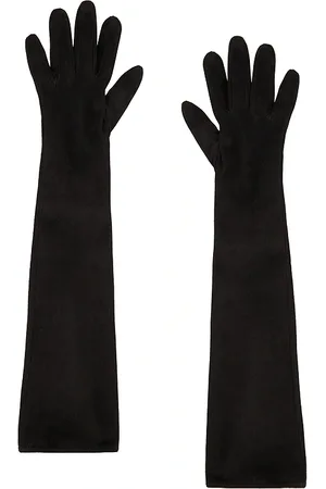 Manokhi LANGE HANDSCHUHE AUS SAMT in . Size 7, 7.5, 8.
