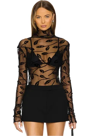 Norma Kamali LANGÄRMELIGES ROLLKRAGENOBERTEIL in . Size M, S, XL, XS.
