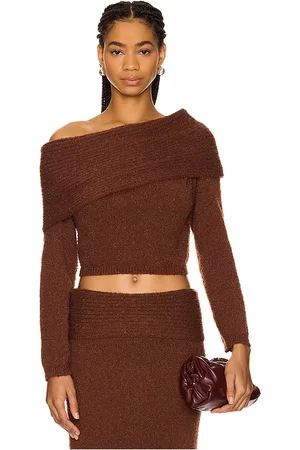 SOVERE SCHULTERFREIER SWEATER in . Size M, S, XL/1X, XS.