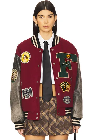 Found JACKE CRIMSON LETTERMAN in . Size S, XS.