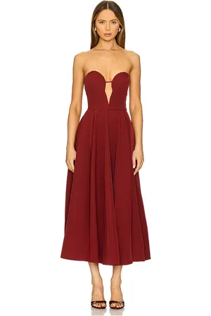 Bardot MIDI-KLEID OPAL VOLUME in . Size 12, 2, 4, 6, 8.