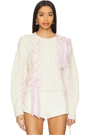 LOVESHACKFANCY PULLOVER & SWEATSHIRTS PARSON in . Size M, S, XL.