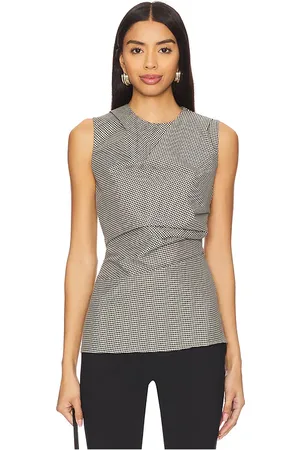 Rohe Top With Cowl Neck in Black,White. Size 36/4, 38/6, 40/8.