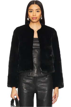 AllSaints KUNSTFELLMANTEL FLORENCE in . Size S.