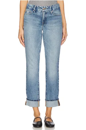 GOOD AMERICAN GERADE GOOD CLASSIC CUFFED in . Size 10, 12, 14, 16, 18, 2, 20, 22, 24, 4, 6, 8.
