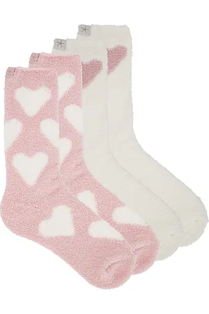Barefoot Dreams SOCKEN-SET COZYCHIC HEART in .