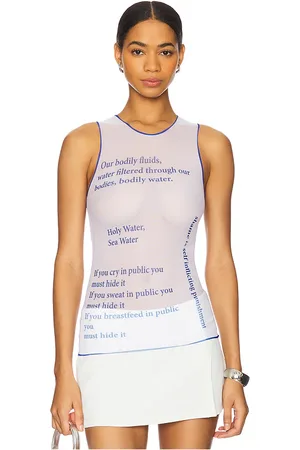 DI PETSA TANK-TOP WET SCRIPT in . Size XS.