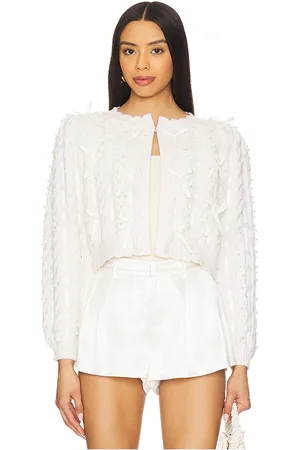 ALICE+OLIVIA CARDIGAN KITTY EMBELLISHED in . Size M, S.