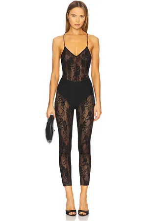 Norma Kamali Fara Catsuit mit tiefem Rückenausschnitt in . Size S, XS.