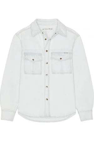 AFTER PRAY Safari Pocket Denim Shirket in . Size M.