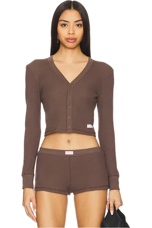Alexander Wang Long Sleeve Waffle Cardigan in . Size M, XS.