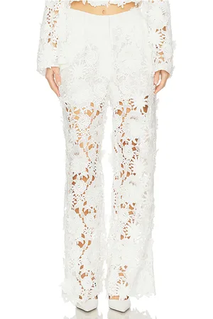 AKNVAS Adrian Floral Lace Pants in . Size 12, 2, 4, 6.