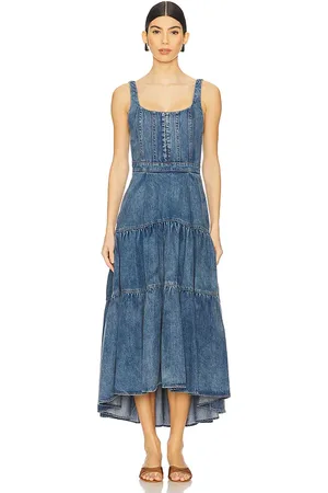ALICE+OLIVIA MIDI-KLEID DIANA in . Size 2, 4, 6.