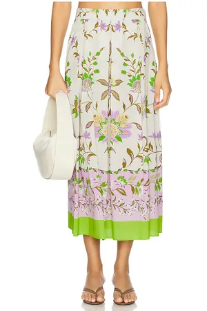 MISA MIDIROCK AGGIE in White,Purple. Size M, S, XL, XS.