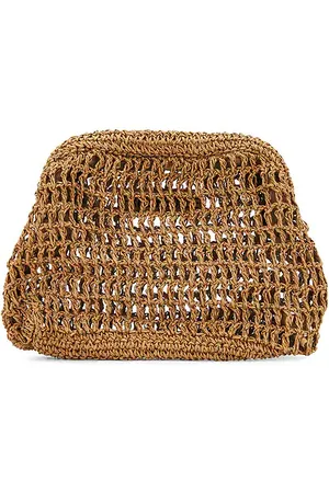 Free People CLUTCH AUS STROH SAND BOUND in .