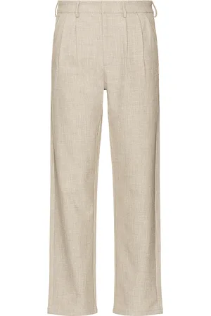 Bound Tapered Double Pleat Trouser in . Size XL/1X.