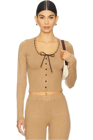 Frankies Bikinis X Bella Hadid Texas Knit Cardigan in . Size M, S, XS.