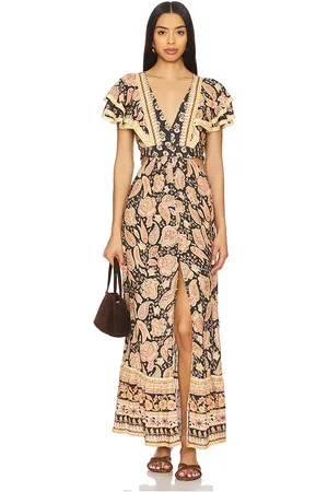 SPELL KLEID MARMONT REVELRY in Black,Beige. Size M, S, XL, XS, XXL.