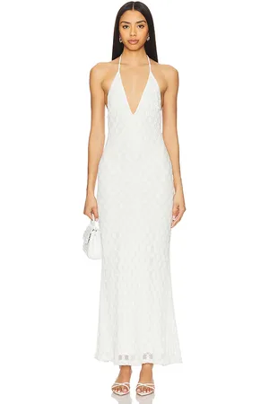 Bardot X REVOLVE Adoni Halter Mesh Midi Dress in . Size 4, 6, 8.