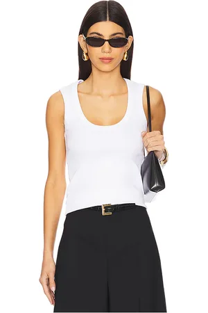 Rohe Dense Rib Scoop Neck Top in . Size 38/6.