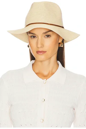 Brixton Wesley Straw Packable Fedora in . Size M, S, XL, XS.