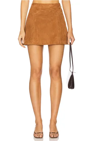 Retrofete ROCK AUS VELOURSLEDER JUANA in . Size XS, XXS.