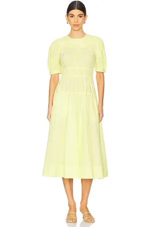 ULLA JOHNSON MIDI-KLEID MARTE in . Size 10, 12, 2, 4, 6, 8.