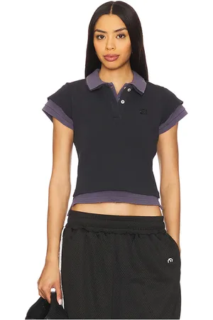 Alexander Wang Layered Shrunken Polo in . Size M, S, XS.
