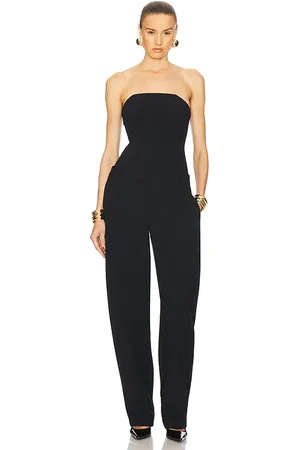 Helsa JUMPSUIT THE HEAVY CREPE in . Size M, S, XL, XS.