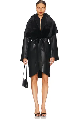 Norma Kamali WENDE-MANTEL MIT SCHALKRAGEN in . Size XS.