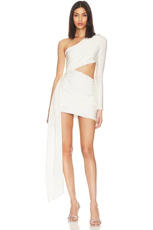 Khanums ONE-SHOULDER-MINIKLEID MIT SCHÄRPE in . Size XS.