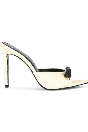 BLACK SUEDE STUDIO PANTOLETTE BREA BOW in . Size 37, 38, 39, 40.