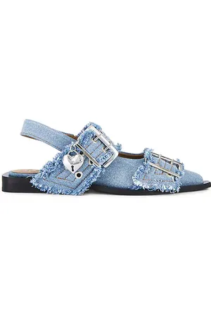 Ganni Feminine Buckle Ballerina in . Size 39, 40.