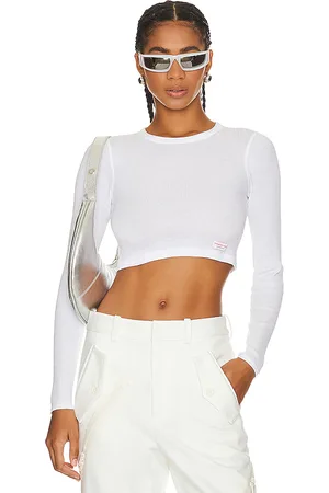 Alexander Wang LANGÄRMELIGES SHIRT MIT RUNDHALSAUSSCHNITT in . Size XL.
