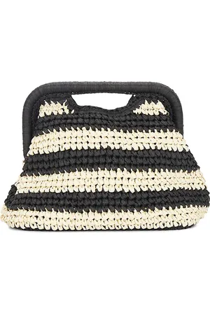 btb Los Angeles CLUTCH TORINO in Neutral,Black.