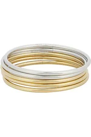 Jenny ARMREIF-SET DANE in Metallic Silver,Metallic Gold.