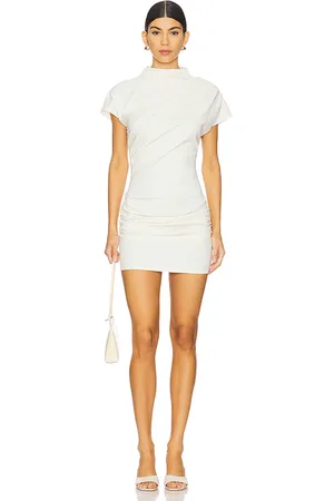 LINE & DOT DRAPIERTES MINIKLEID ARCHER in . Size M, S, XS.