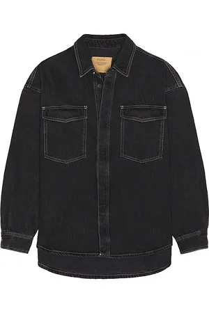 American Vintage Yopday-b Long Sleeve Denim Shirt in . Size S, XL.