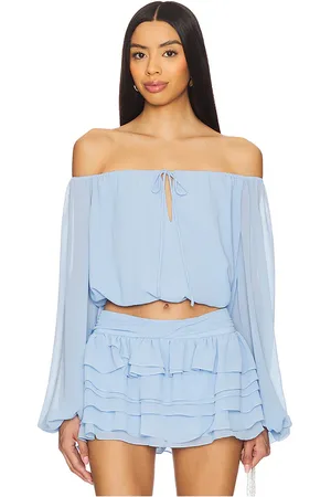Amanda Uprichard LANGÄRMELIGES SHIRT TOP in . Size M, S, XL, XS.