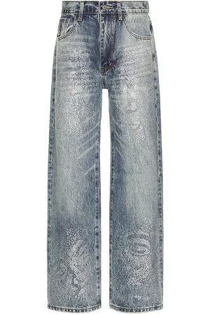 KIDSUPER STUDIOS JEANS FACE in . Size M, S, XL.