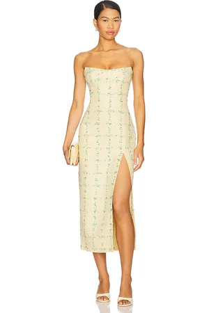 Amanda Uprichard Ivy Midi Dress in . Size M, S, XL, XS.