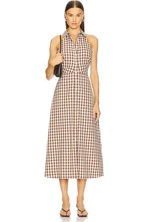 VERONICA BEARD MIDI-KLEID MACKEY in . Size 10, 2, 4, 6.