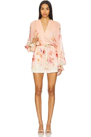HEMANT AND NANDITA Romper With Tie Belt in . Size M, S, XS.