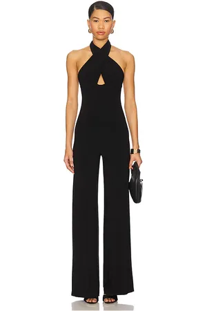 Norma Kamali Halter Straight Leg Jumpsuit in . Size M, S, XL, XS, XXS.