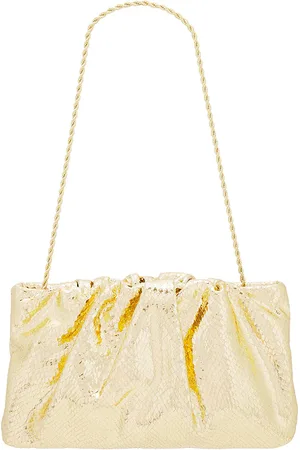 Loeffler Randall CLUTCH AUS LEDER MIT RAFFUNGEN SERENA in .