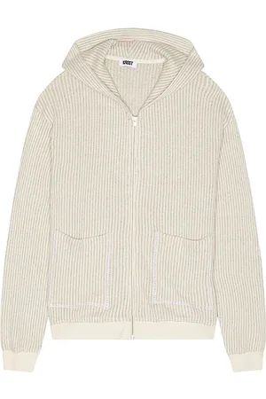 Saks Fifth Avenue HOODIE MIT REISSVERSCHLUSS STRIPED in . Size M, S.