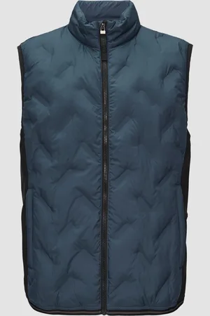 QS by s.Oliver Outdoor-Weste im Fabricmix, Herren